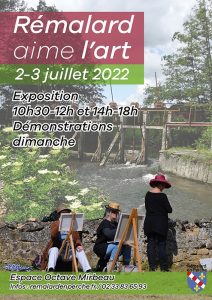REMALARD aime l’ART    sam2-dim3 juillet 2022