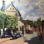 NOCES à St Sauveur - Les Andelys - Huile/toile 80/80