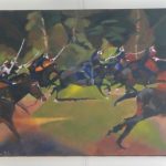 Au clair huile s/toile 81x65