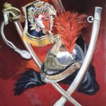 Château du Masson, cuvée Garde Républicaine huile s/toile 55x46