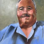 Mon père d’Agérie huile s/toile 55/48