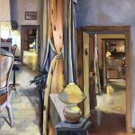 Mystère - huile sur bois 80x61