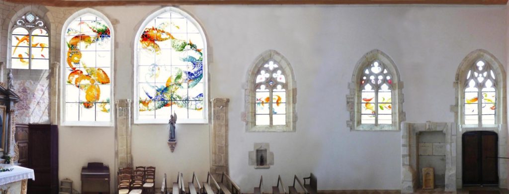 Collatéral sud de St Memmie de Bergères-les-Vertus, Champagne